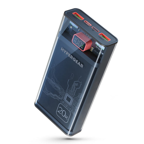 HyperGear 20W Single Port USB-C + 18W Dual Port USB-A Portable Power Bank 15827